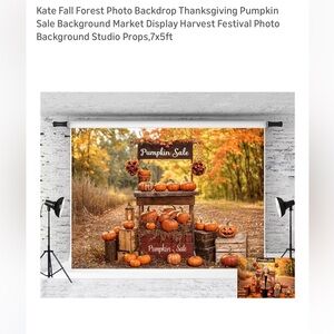 Kate Fall Thanksgiving Backdrop 7x5